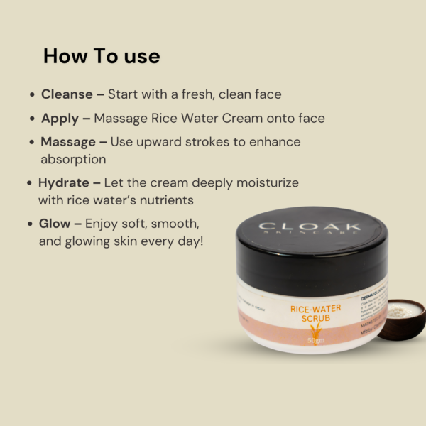 Rice Water Face Scrub - Image 3