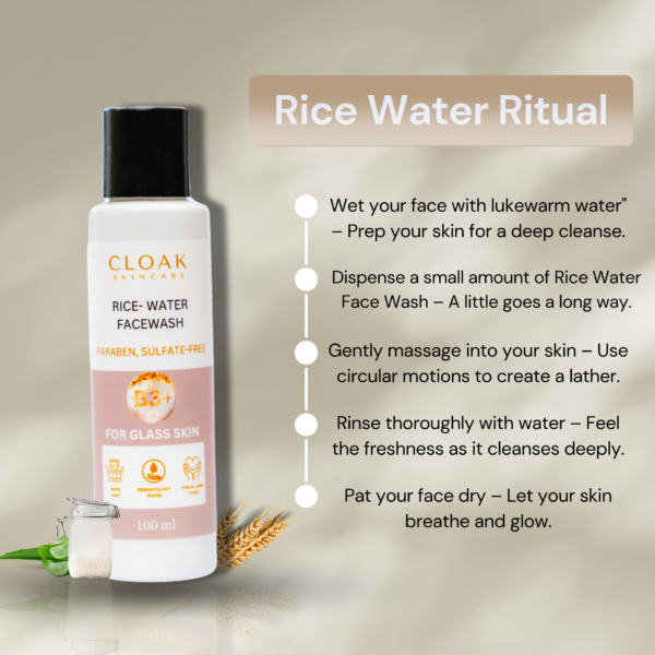 Rice Water Face Wash - Image 4